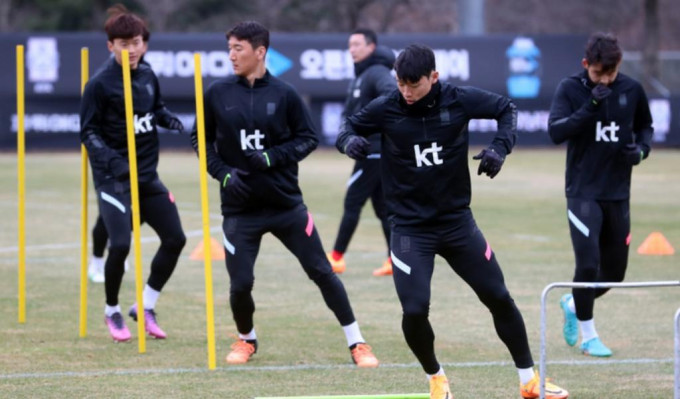南韩正在京畿道坡州国家训练中心集训。