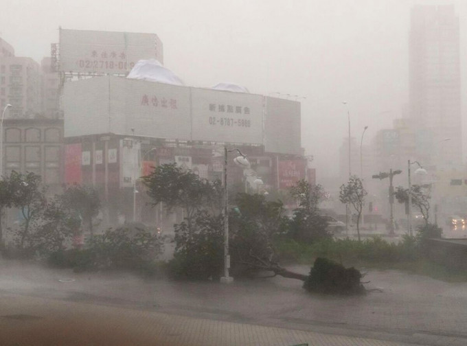 莫蘭蒂前年吹襲台灣造成至少兩人死亡及63人受傷。資料圖片