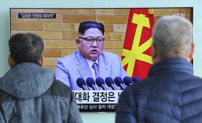 北韓領導人金正恩。AP圖片