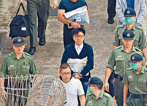 ■梁天琦被調至最高級別的甲類囚犯綜合大樓監倉囚押。