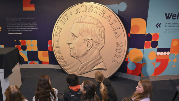 70年來首次，英皇肖像將首次出現在澳州幣上。AP