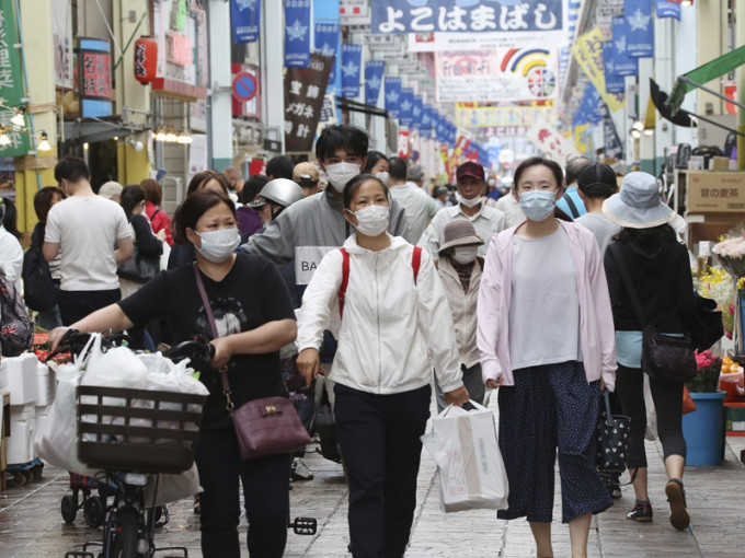 東京都疫情有回升跡象。AP