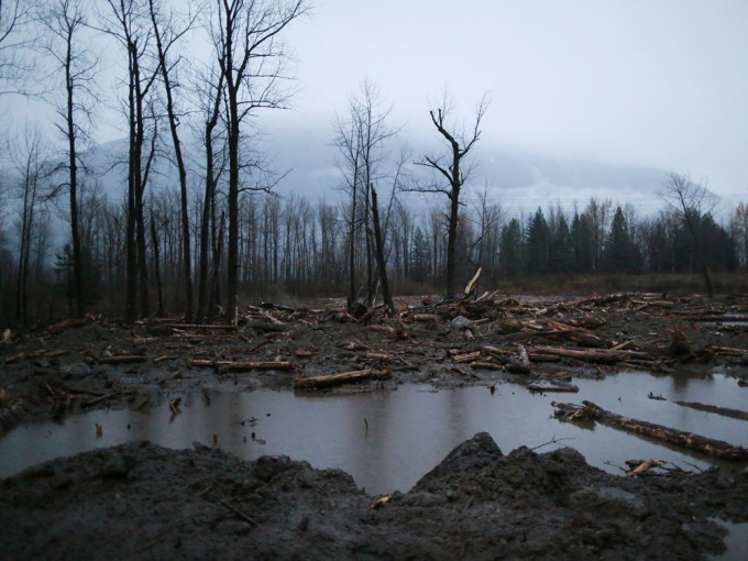 加拿大卑诗省雨灾稍为缓和。路透社图片