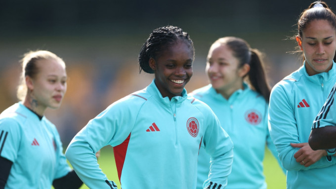 哥倫比亞女足分組首輪2:0贏南韓女足，今仗有力在德國女足身上搶分。Reuters