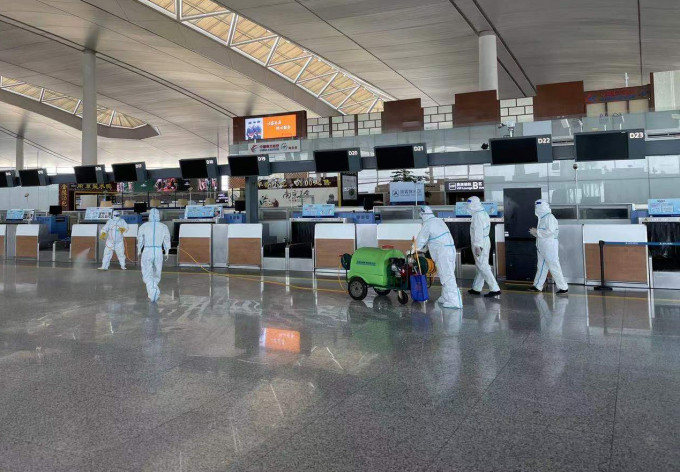 內地新一波疫情由南京祿口國際機場（圖）而起。新華社圖片