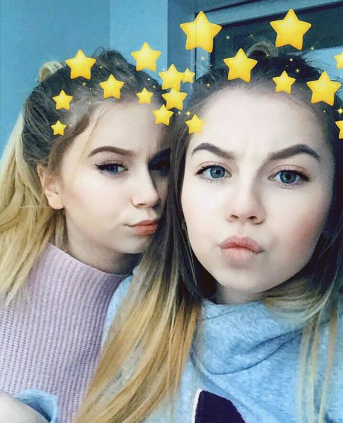 12歲的瑪麗亞（Maria Vinogradova）和15歲姐姐安娜塔西亞（Anastasia Vinogradova）。（網圖）