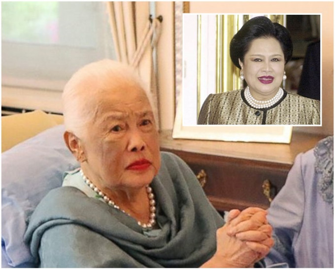 年届86岁的泰国王太后诗丽吉近年鲜有露面。AP,网图