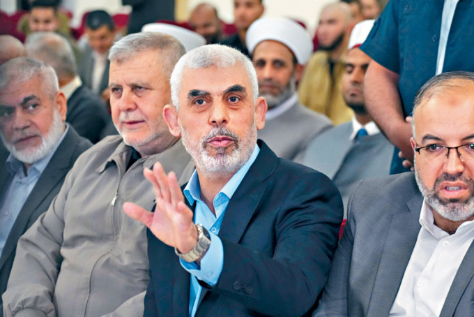 哈馬斯在加沙的領導人辛瓦爾。