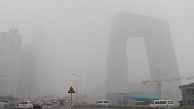 北京今日空氣質量達重度污染。資料圖片