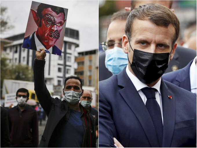 法國總統馬克龍澄清從未針對伊斯蘭教。AP資料圖片