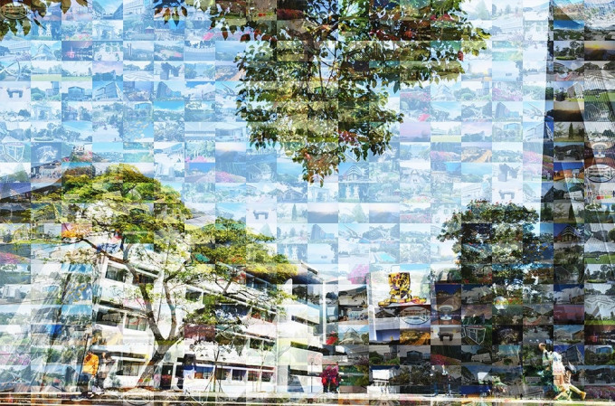 中大地标图像「百万丰彩」（Million Colors of CUHK）。中大提供图片