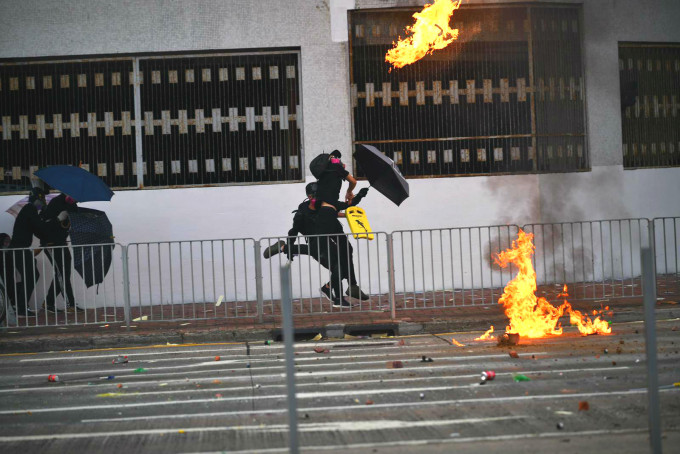 去年香港爆发大规模示威冲突。资料图片