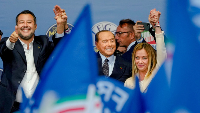 意大利料将迎来二战以来第一个由极右翼领导的政府。AP