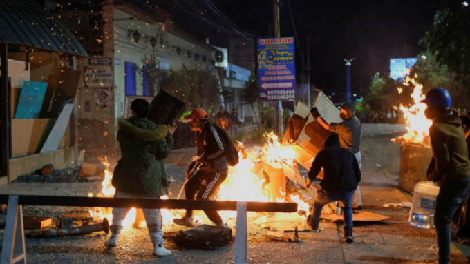 秘鲁全国爆发大规模骚乱。路透社资料图片