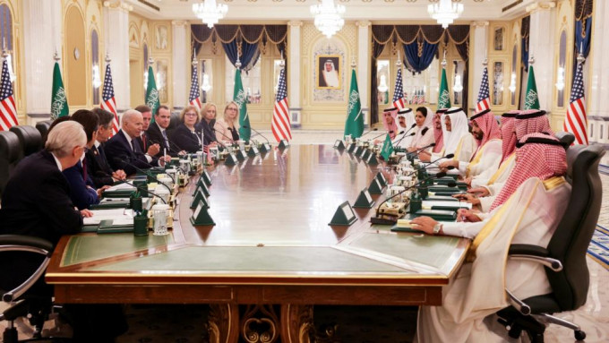 美國與沙特宣布總共達成18項夥伴合作協議。REUTERS