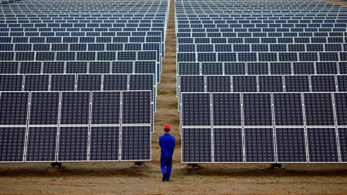 中國為太陽能組件出口大國。路透社資料圖片