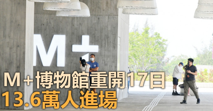 Ｍ+博物館在今年開放的兩個月，已錄得52萬人入場。資料圖片