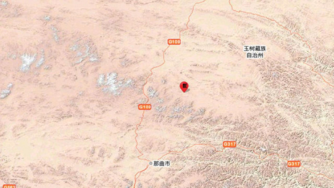 地震震央發生於高原無人區。中國地震台網