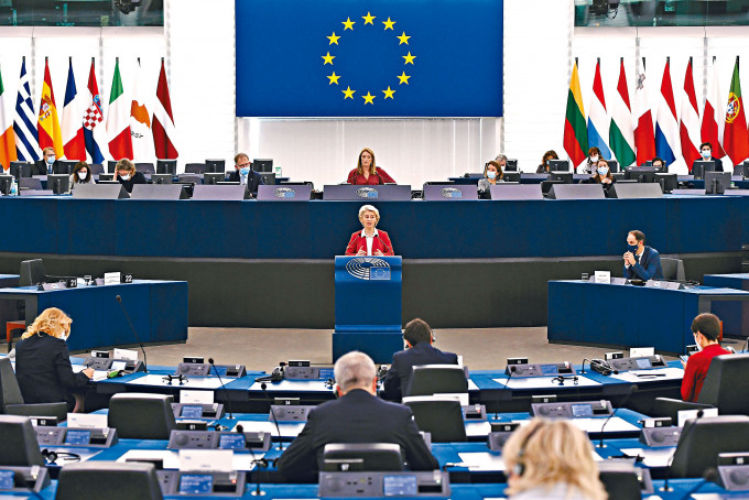 歐洲議會在法國召開，或通過決議挺台。