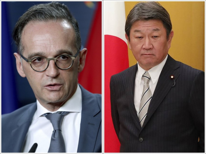 日本及德国外相定4月中进行「2 + 2 」对话。AP资料图片