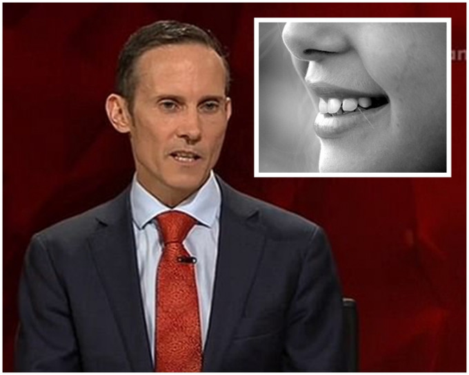 Andrew Leigh(大圖)表示，澳洲富裕居民的牙齒數量竟比低收入居民多7顆。網圖