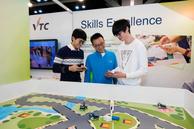 職業訓練局於本年一月參與在灣仔香港會議展覽中心舉行的「2019年教育及職業博覽」。資料圖片