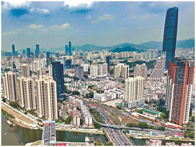 政法委指深圳「先行示範區」深度融合有助解決香港社會矛盾。網圖