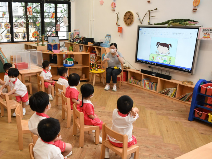 本港幼稚園教學情況引起社會關注。資料圖片