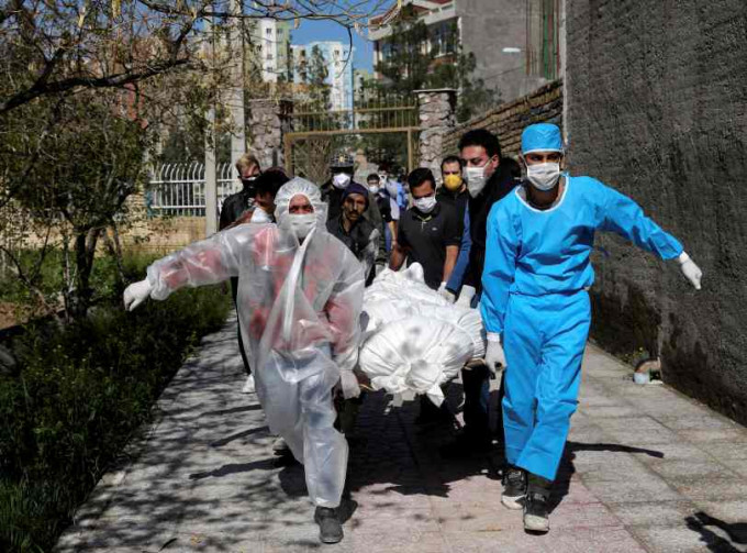 伊朗疫情严重过去一日再有133人死亡。AP