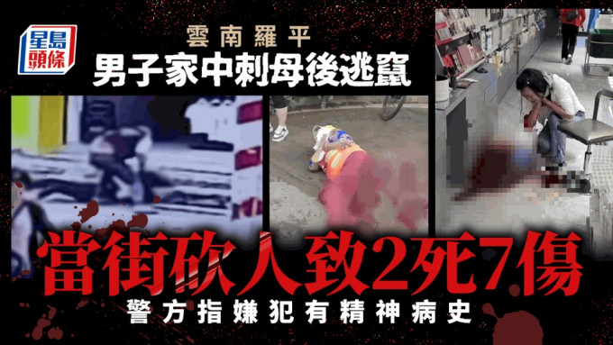 当街行凶砍伤多人　云南罗平警方证实：致2死7伤　嫌犯有精神病史
