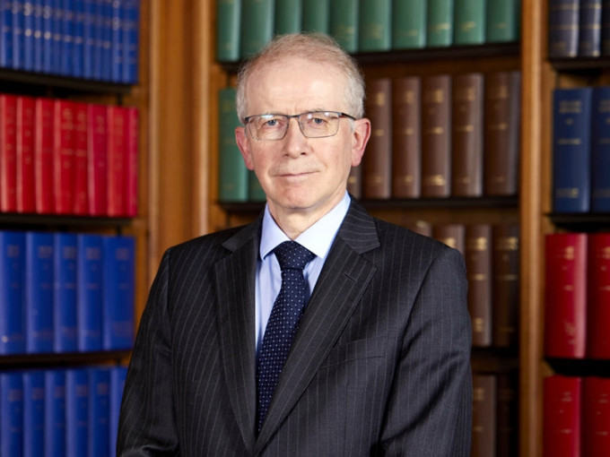 英國最高法院院長、香港終審法院海外法官韋彥德。網圖