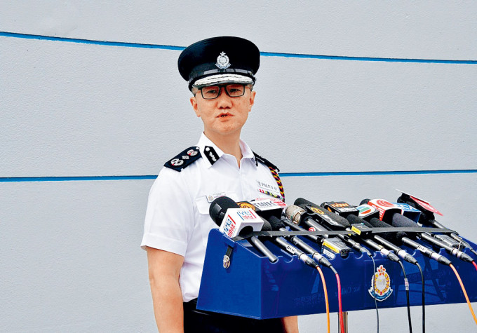 蕭澤頤表示，今年5至8月投考警員人數，較去年同期上升91%。