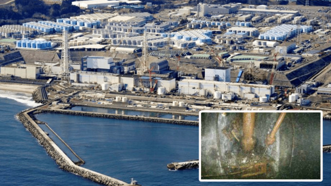东电公开福岛核电厂1号反应炉内部影像。 （路透社／TEPCO）