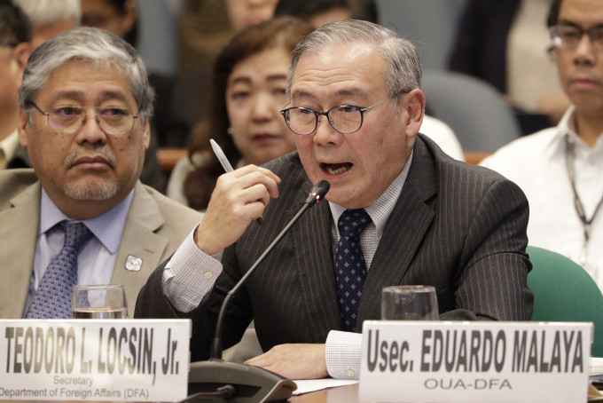 菲律賓外交部長洛欽表示，已知會美方暫不終止協議的決定。AP