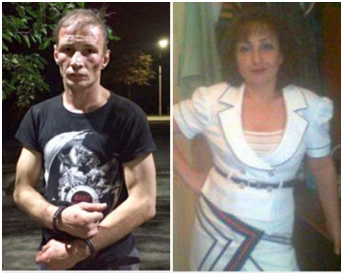 35歲男子 Dmitry Bakshaev(左)及其42歲妻子、護士 Natalia Baksheeva。網上圖片