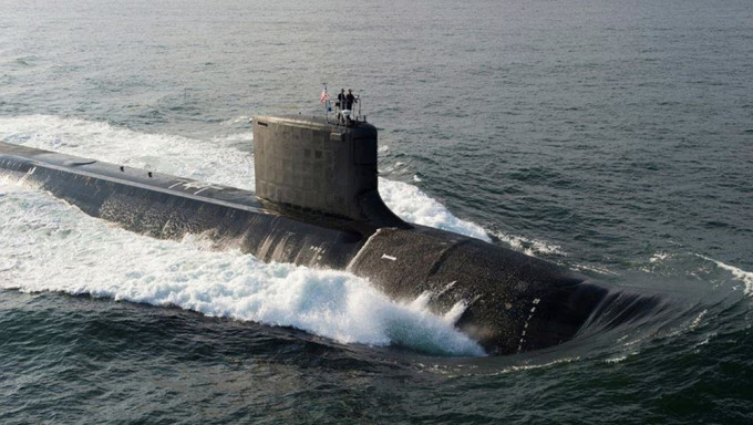 澳洲擬採購5艘美核潛艇，由英設計美提供技術升級。路透資料圖