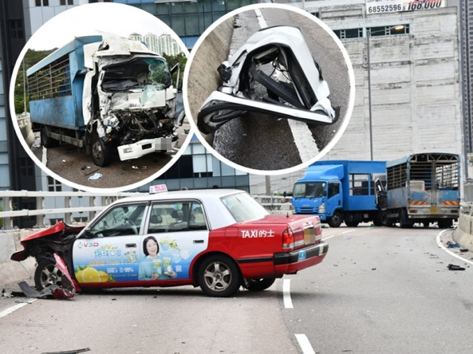 荃灣發生致命車禍。