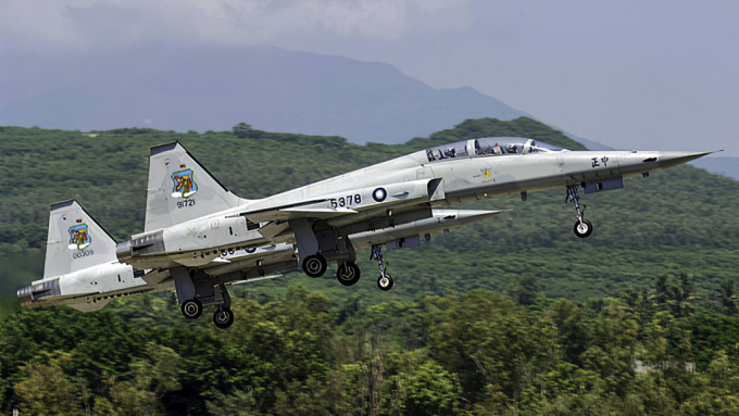 台湾空军仍在使用F-5战机。