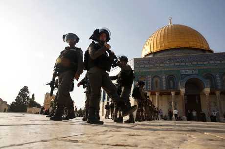 以色列取消耶路撒冷內穆斯林聖地的新保安措施。AP