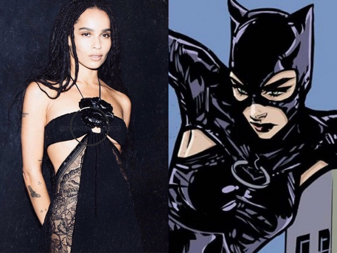  Zoe Kravitz 将饰演猫女（Catwoman）一角。 IG图片