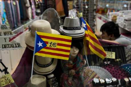 加泰隆尼亚执意举行独立公投，令西班牙陷入政治危机。AP