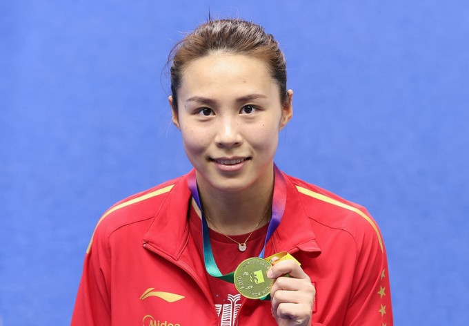 三十岁的王涵是中国跳水队最年长运动员。