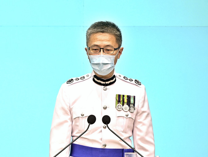 新任警务处处长萧泽颐表示，会本着「心系社会」的精神继续走下去。资料图片