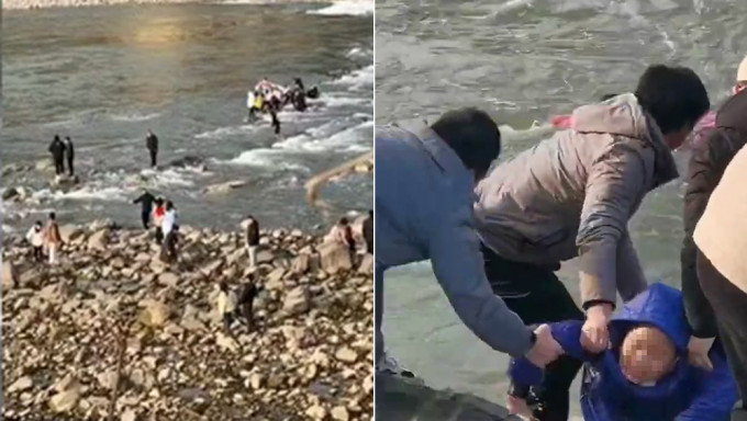 河南三門峽大壩多人被沖走，已致2人遇難7人失蹤。
