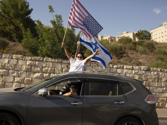大部份以色列對美國大選表示關注。AP