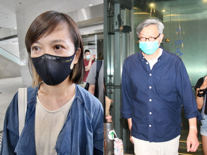 消息指，陳沛敏(左)，以及馮偉光(右)再被捕。資料圖片