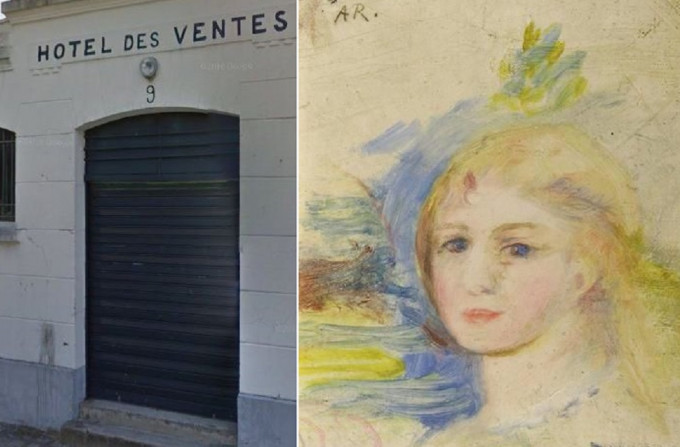《金髮少女像》周六在巴黎市郊拍賣前，被人偷走。
