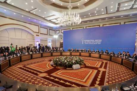 敘利亞和平談判在哈薩克首都阿斯塔納舉行。AP