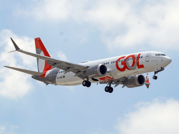 巴西Gol航空公司率先安排「波音737 MAX」客機復飛。AP圖片