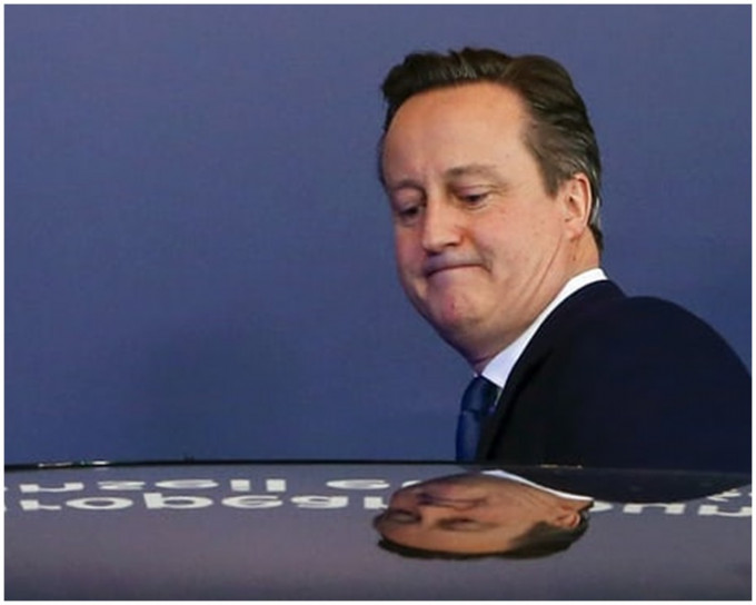 英國前首相卡梅倫將接任新官職。網上圖片